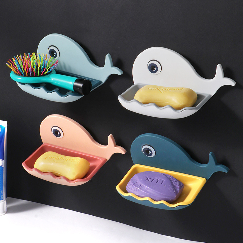 Soap Making Box - Whale Shape Soap Box Drain Soap