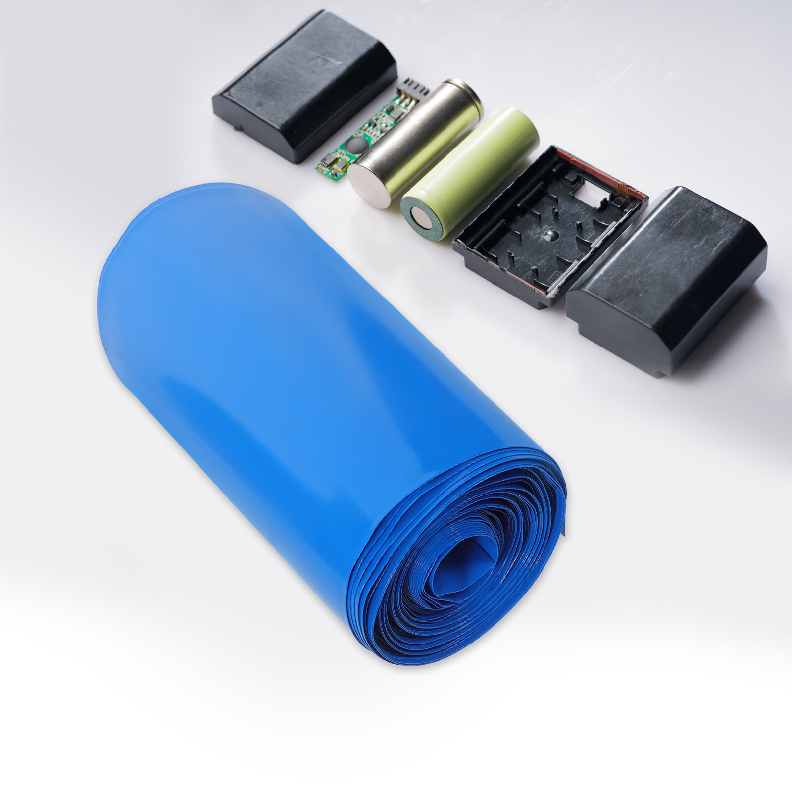 Shrink Wrap Pvc - 1 Roll Heat Shrink Tubing Blue