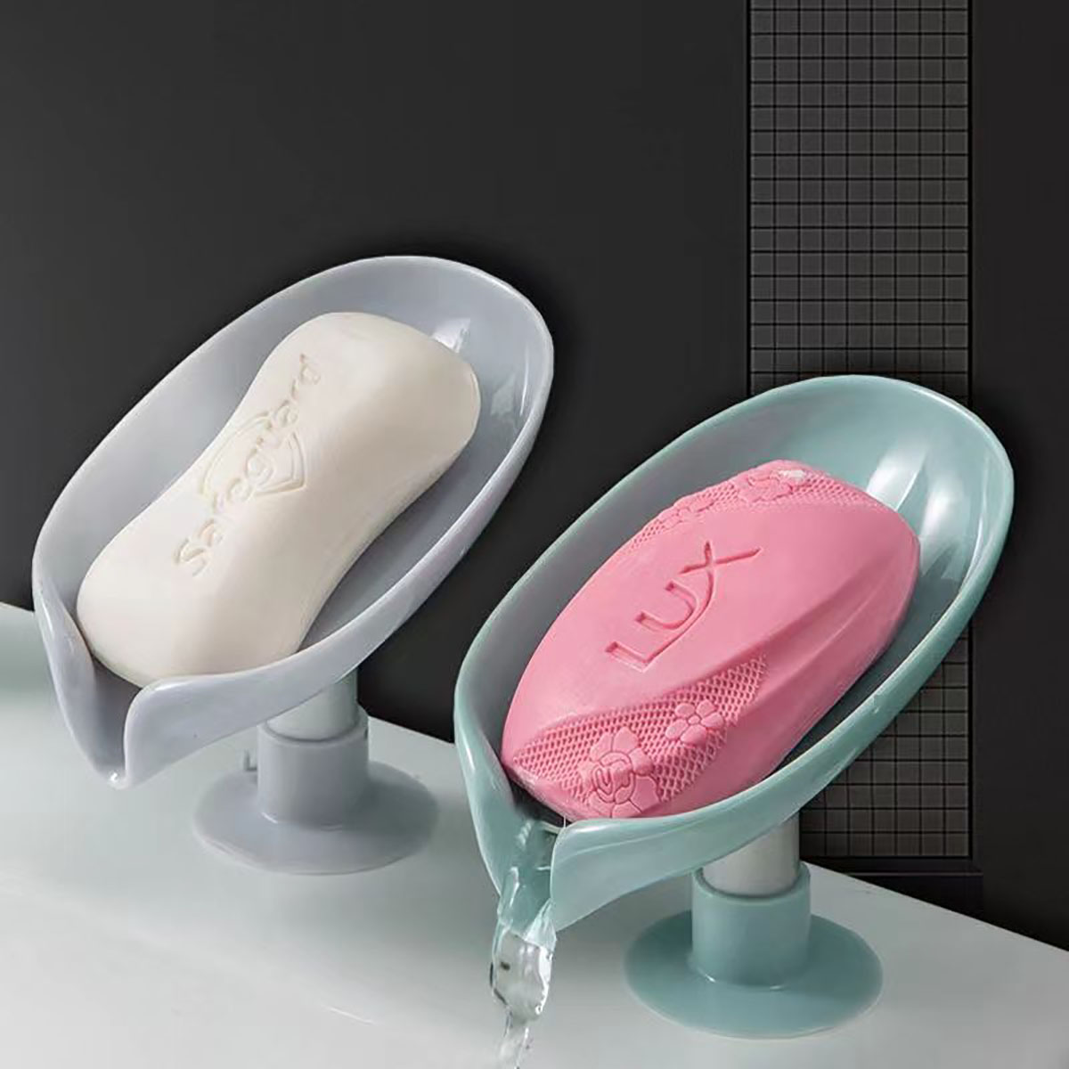Soap Making Box - Leaf Shape Soap Box Drain Soap