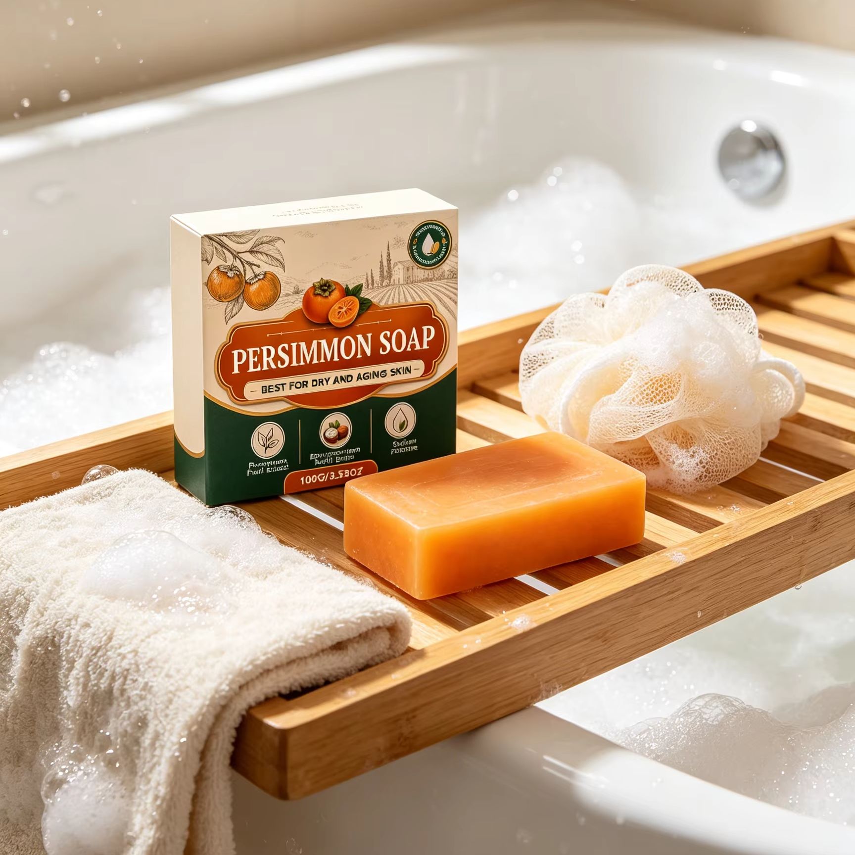Persimmon Soap Body Odor Remov - Shea Butter Raw review and price