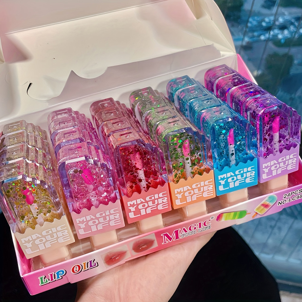 24pcs Cute Ice Cream Sequin Li - Shea Butter Raw review and price