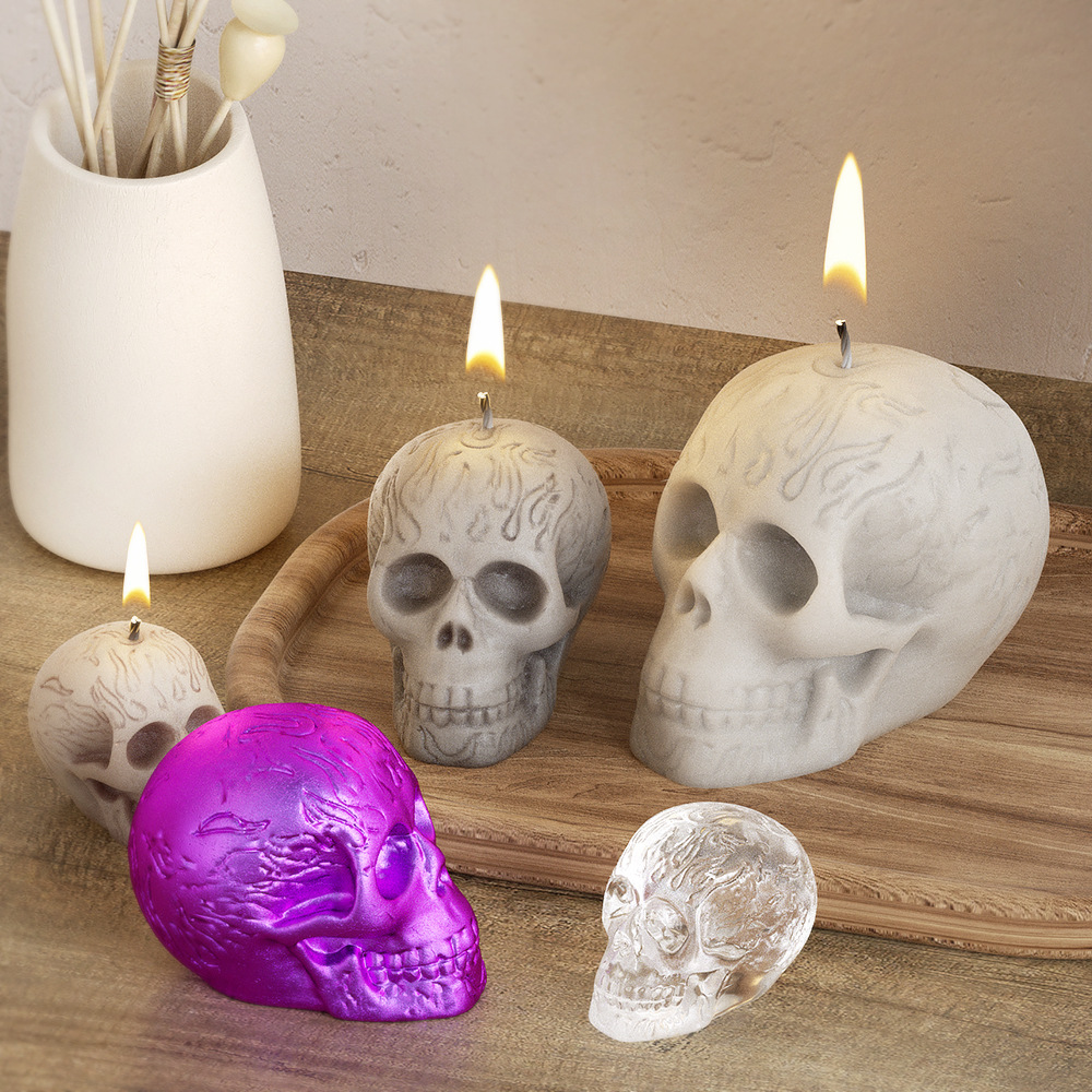 Multi Size Skull Head Silicone - Soap Making Ins review and price