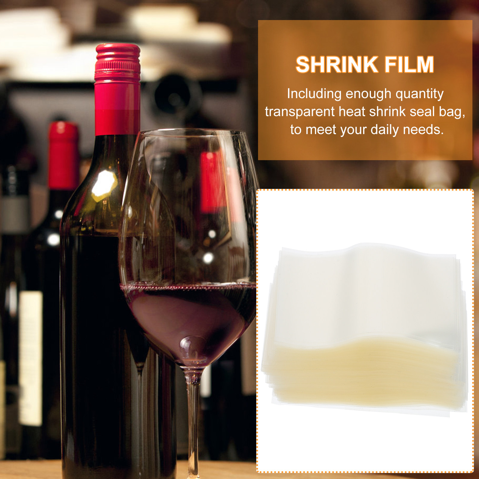 400pcs Clear Shrink Wrap PVC F - Shrink Wrap Pvc review and price