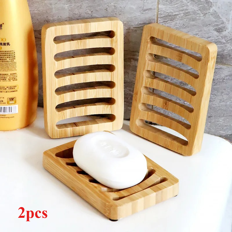 2 pcs Bamboo Case Tray Wooden  - Soap Making Box review and price