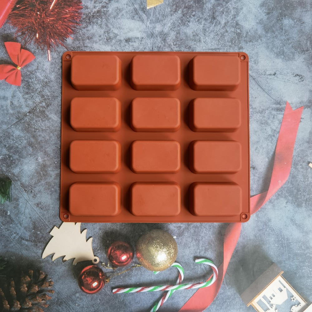 12 Cavity Square Silicone Soap - Soap Making Things review and price