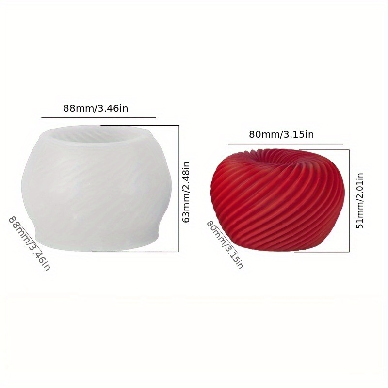 A trendy red apple silicone mo - Soap Making Ins review and price