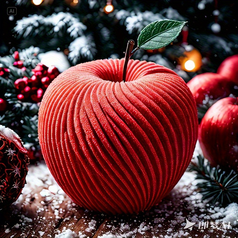 A trendy red apple silicone mo - Soap Making Ins review and price