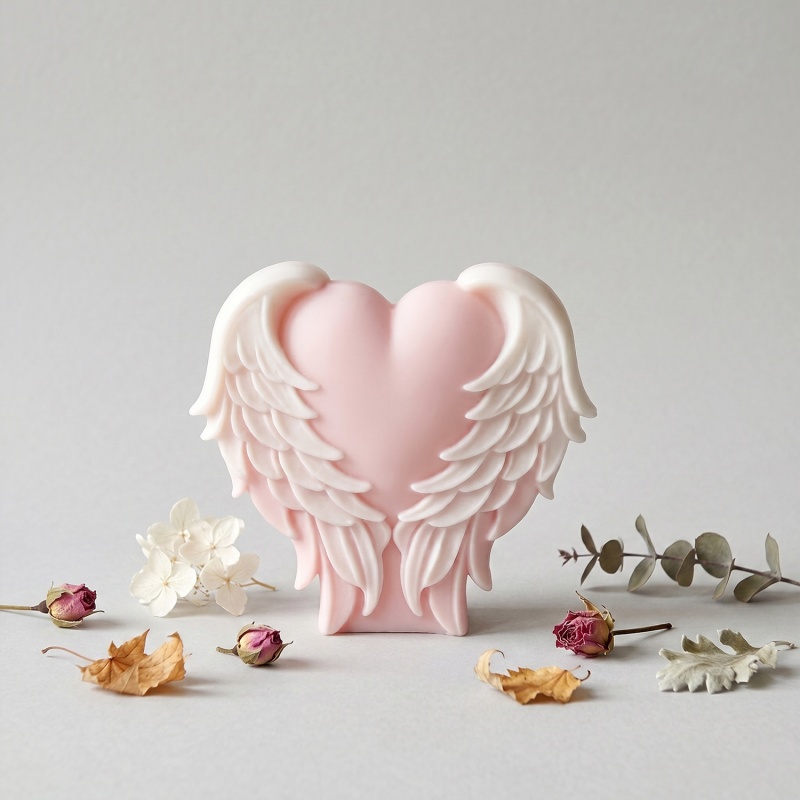 3D Love Wings Silicone Candle  - Soap Making Ins review and price